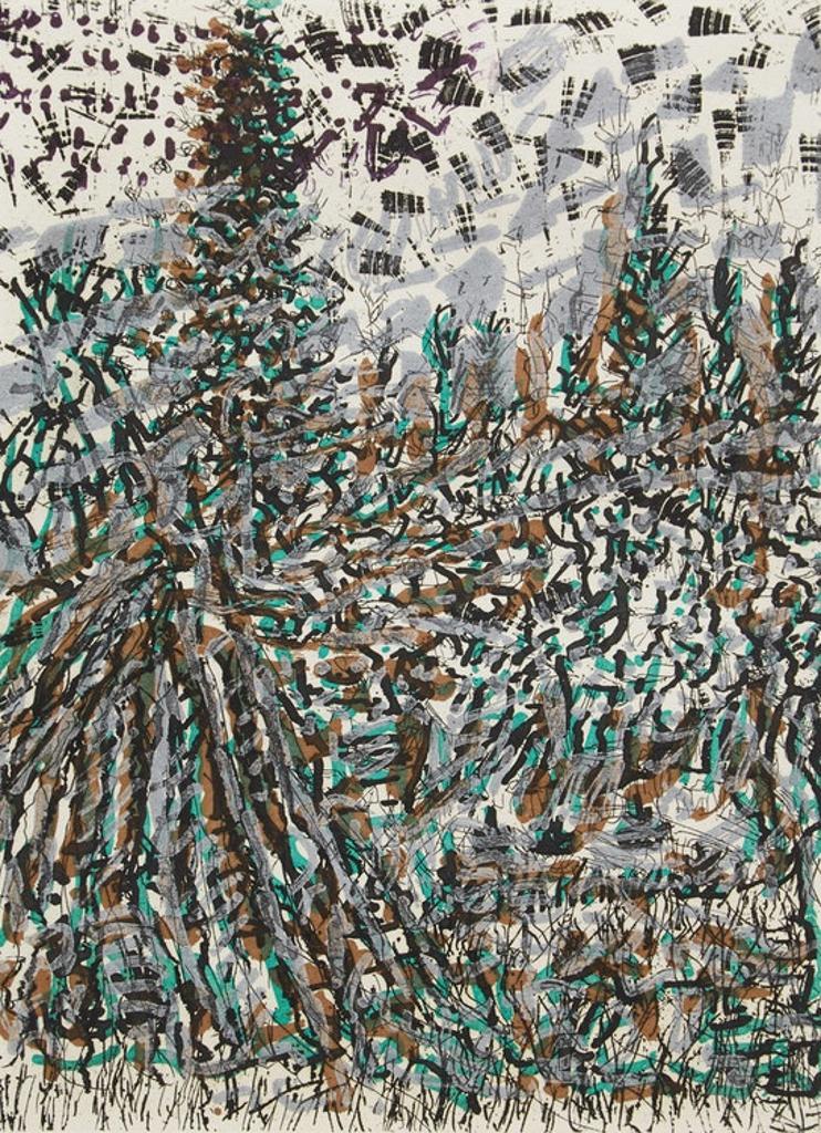 Jean-Paul Riopelle (1923-2002) - Anticosti no.1 (1985)