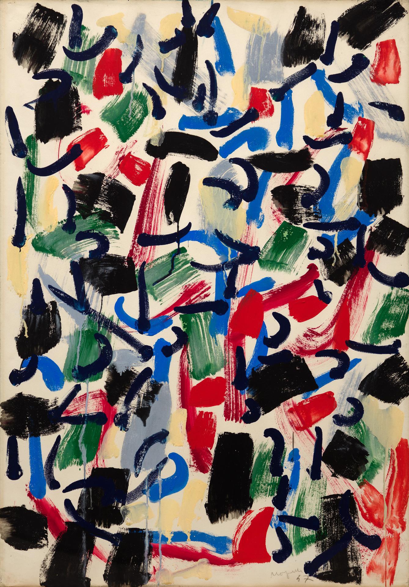 Jean-Paul Riopelle (1923-2002) - Un autre Gitksan, 1957