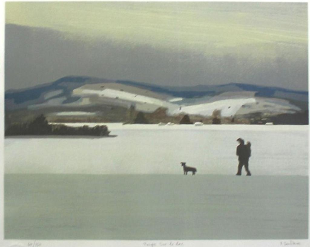 Paul Paleologos Soulikias (1926-2023) - Neige sur la Lac