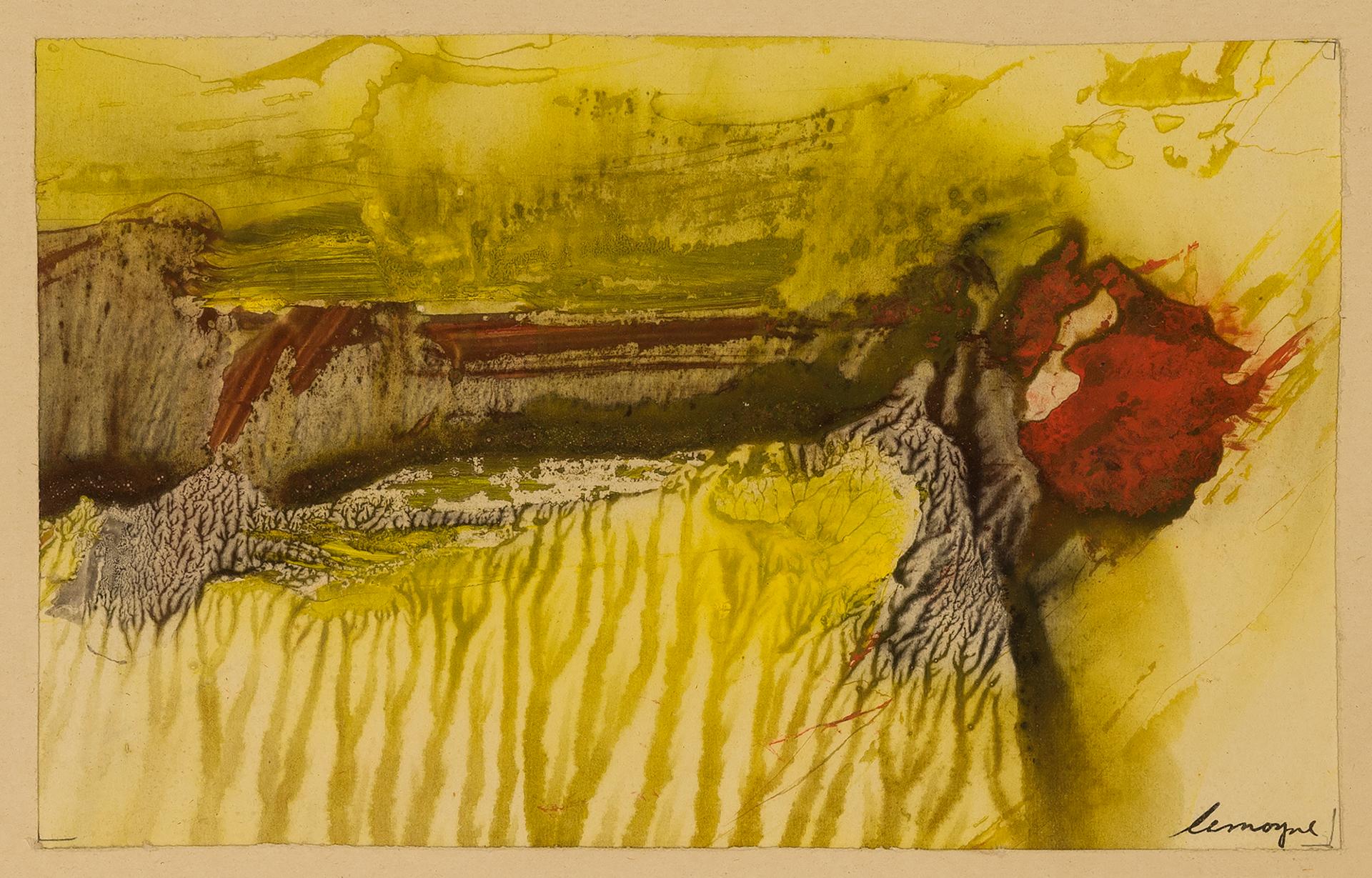Serge Lemoyne (1941-1998) - Rouge seul, c. 1962