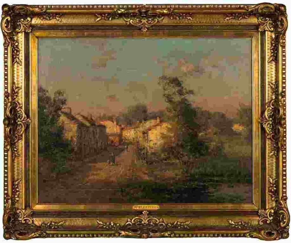Pierre Jacques Pelletier (1869-1931) - Untitled (French Village)