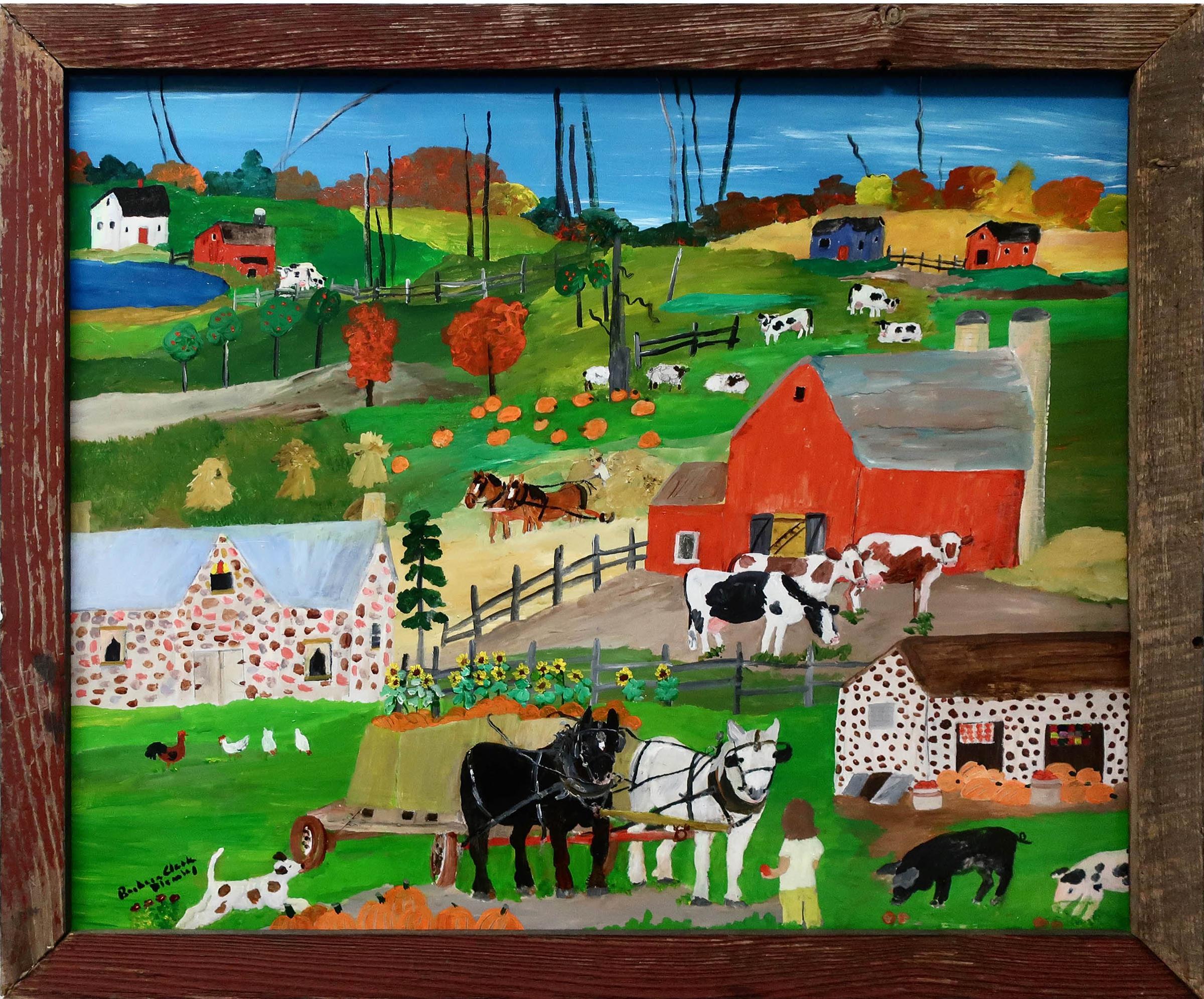 Barbara Clark Fleming (1939) - Pumpkin Harvest