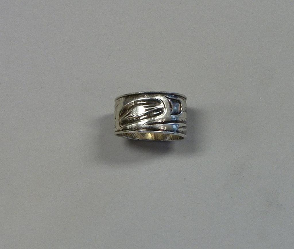 Alvin Adkins - a sterling silver Raven design ring