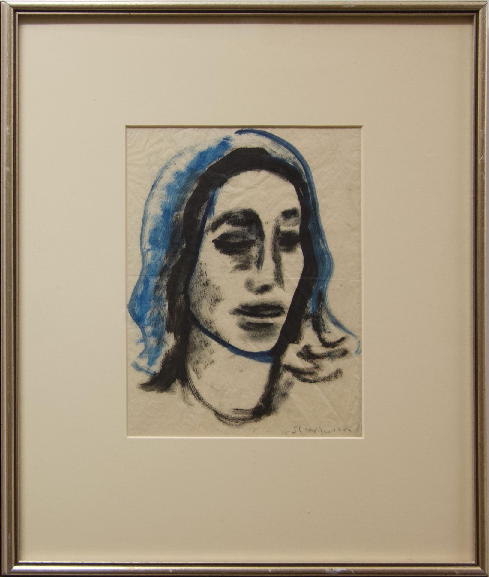Stanley Morel Cosgrove (1911-2002) - Head Of A Woman