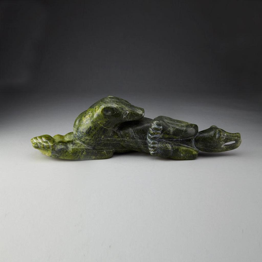 Aqjangajuk (Axangayu) Shaa (1937-2019) - Dog Giving Birth