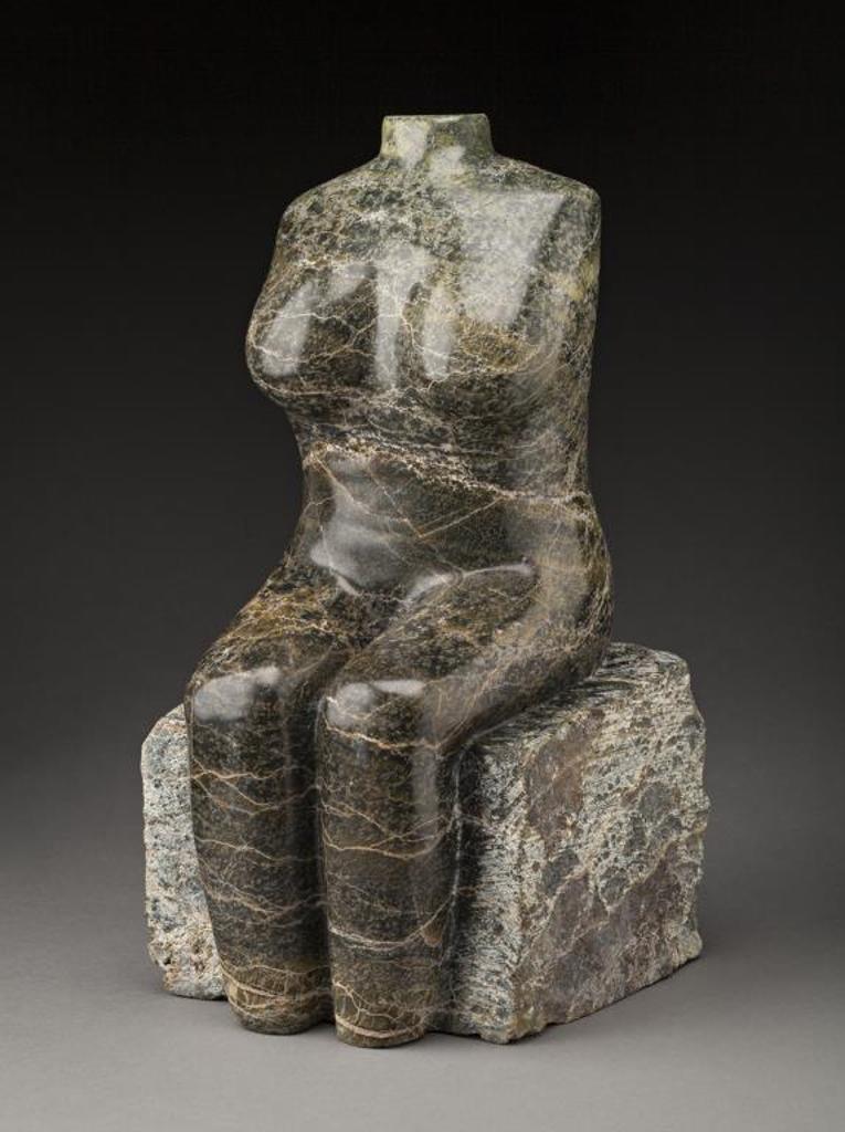 Oviloo Tunnillie (1949-2014) - Seated Nude Torso, 1999