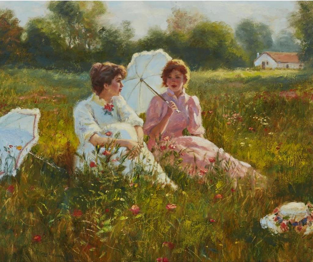 Gregory Frank Harris (1953) - Best Friends (In A Spring Field), 1989