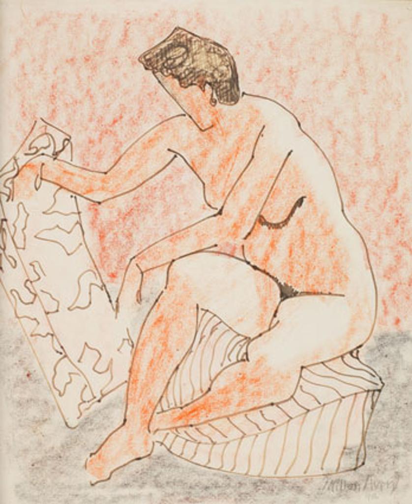 Milton Avery (1893-1965) - Nude with Pillows