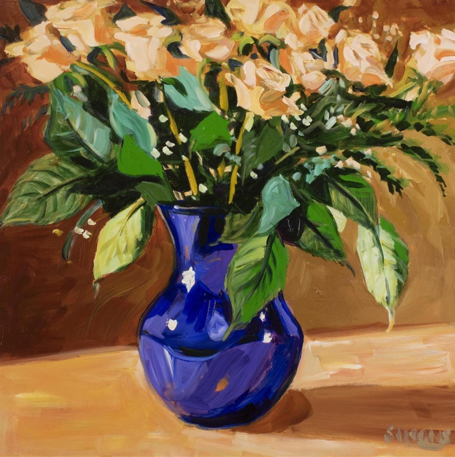 Brian Simons (1951) - BLUE VASE #1; 1998