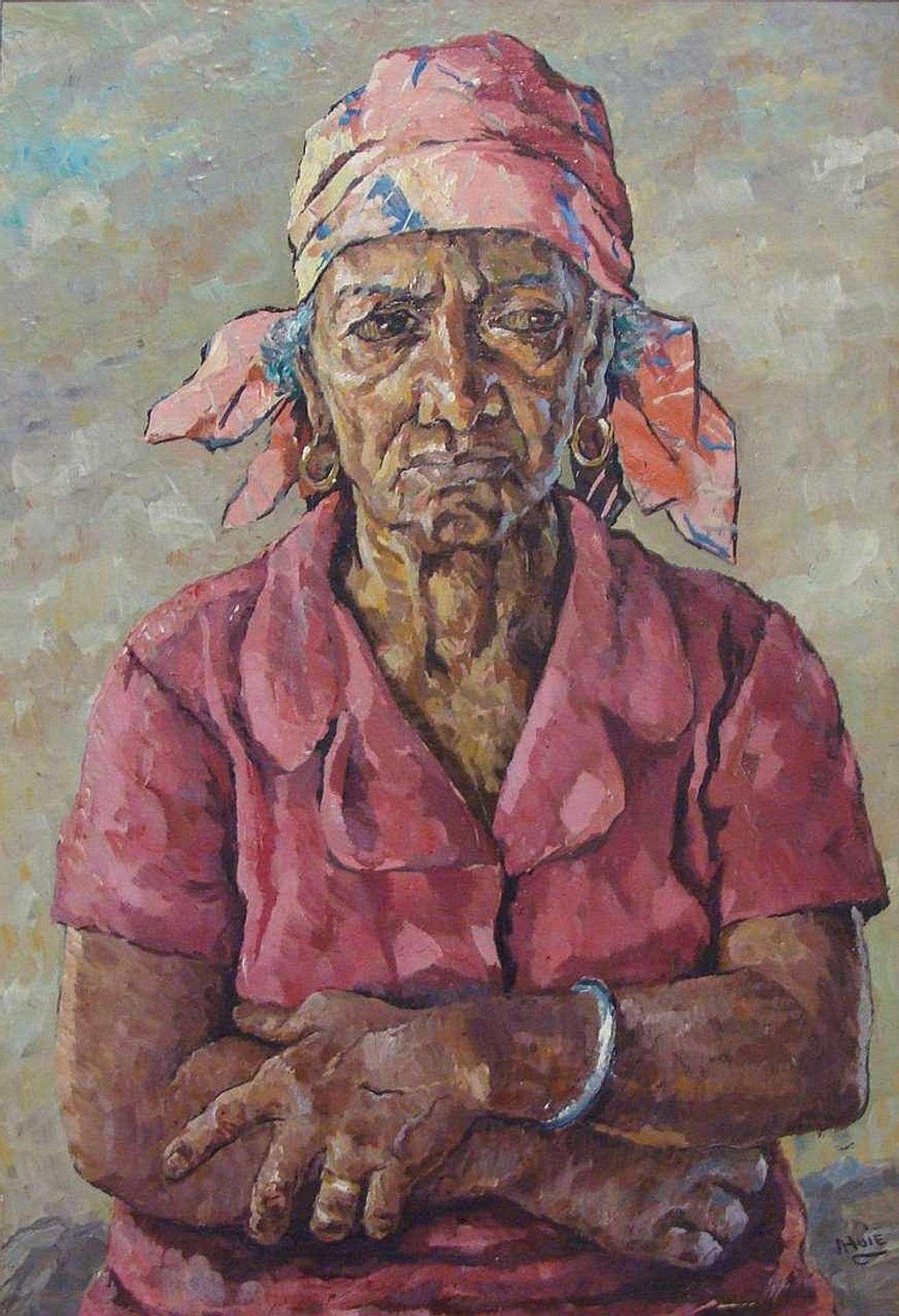 Albert Huie (1920-2010) - UNTITLED-PORTRAIT