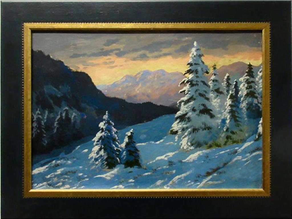 Winicjusz Wolski (1940) - Days End - Rocky Mountain Foothills