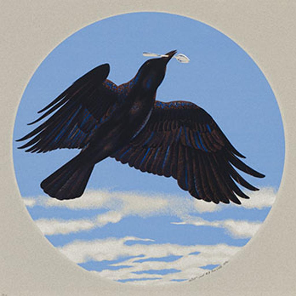 Alexander (Alex) Colville (1920-2013) - Crow with Silver Spoon