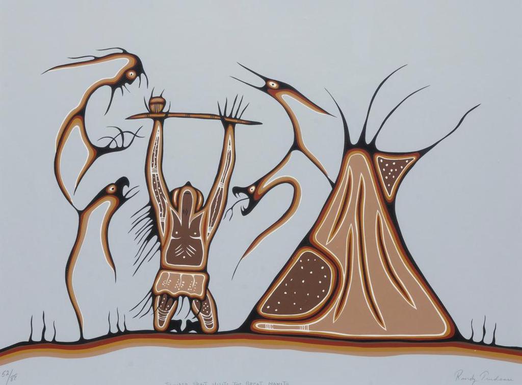 Randy C. Trudeau (1965-2013) - Thunder Spirit Visits The Great Manito