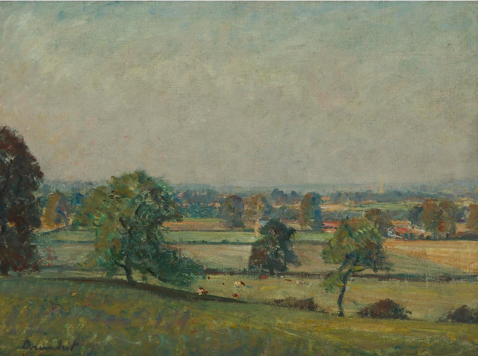 Reginald Grange Brundrit (1883-1960) - The Vale At Masham
