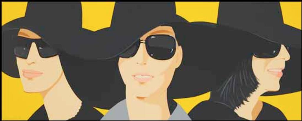 Alex Katz (1927) - Black Hats IV