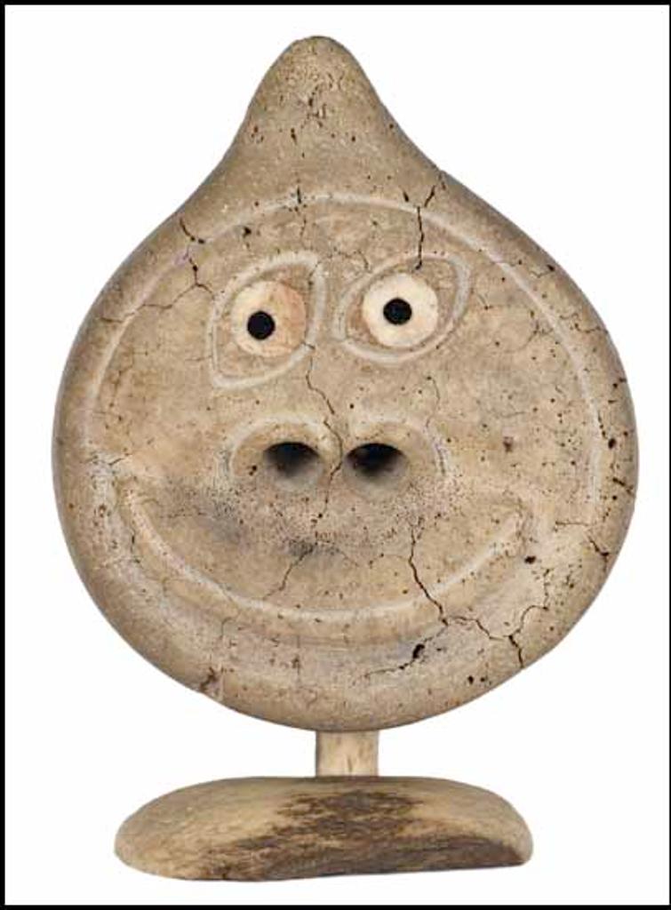 Karoo Ashevak (1940-1974) - Happy Face and Sad Face