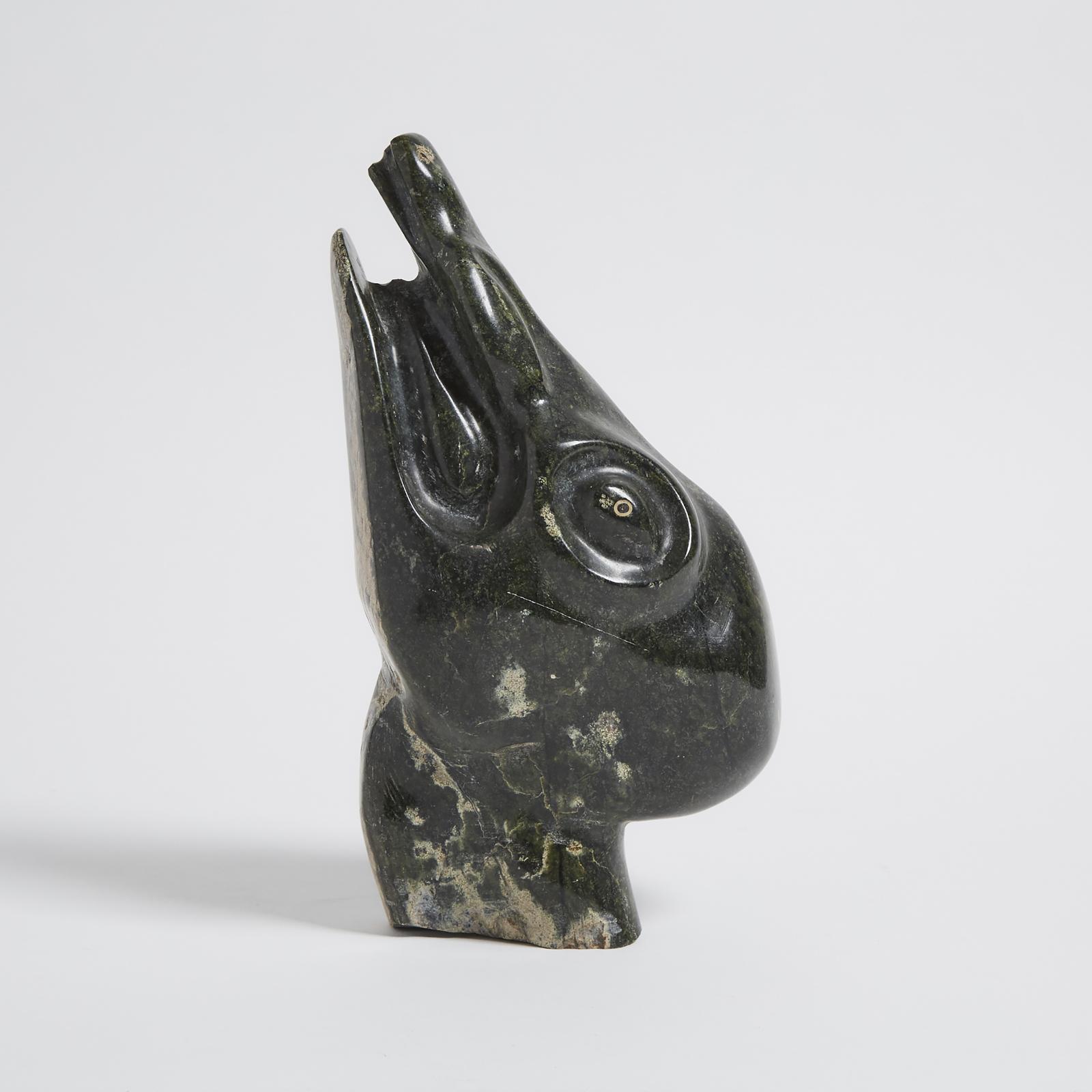 Uriash Puqiqnak (1946) - Howling Wolf Head