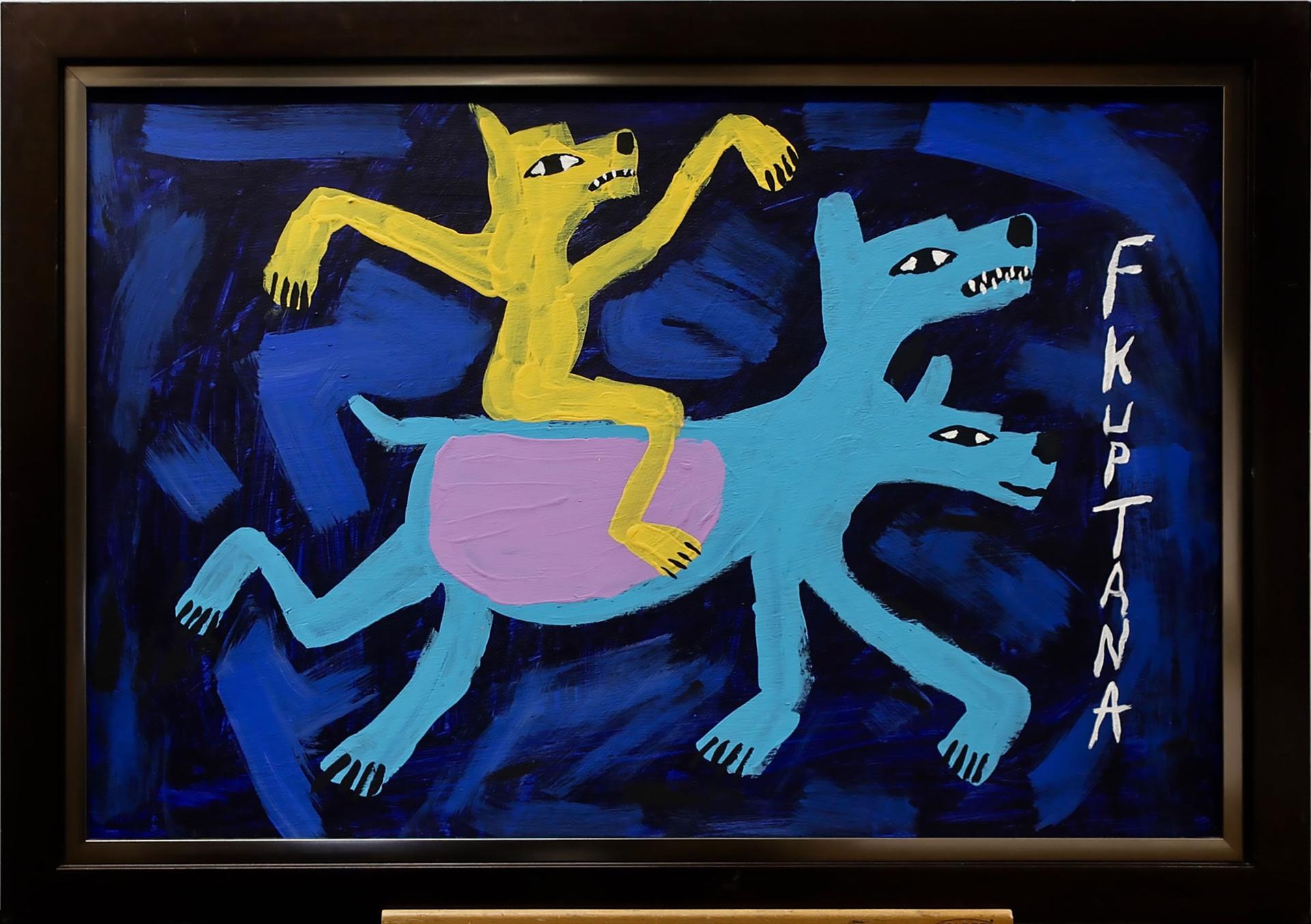 Floyd Kuptana (1964-2021) - Untitled (Evening Rider)