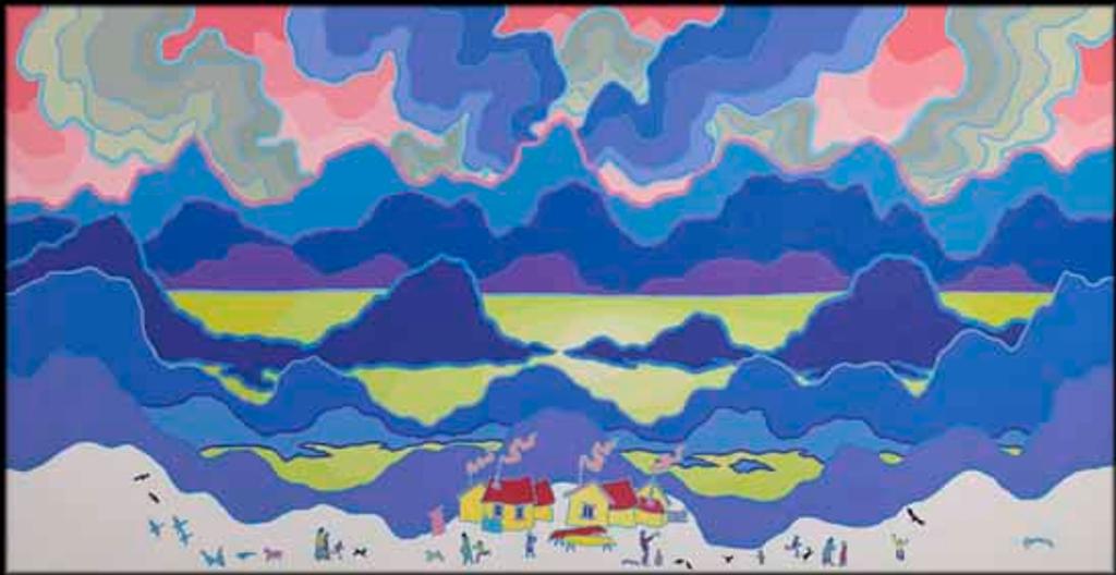 Ted Harrison (1926-2015) - Wild Geese
