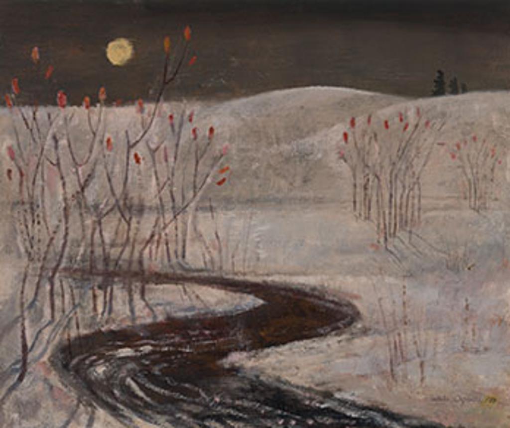 William (Will) Abernethy Ogilvie (1901-1989) - Sumac and Winter Stream