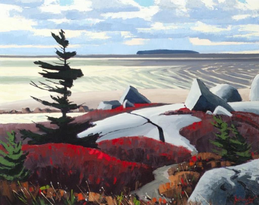 Anthony Law (1916-1996) - Oil on canvas, signed; titled & dated October 1987 on reverse
