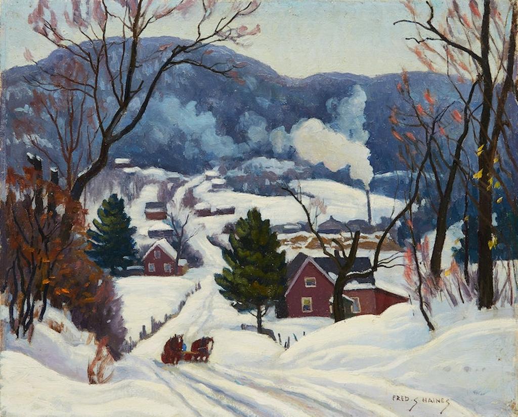 Frederick Stanley Haines (1879-1960) - Winter Landscape