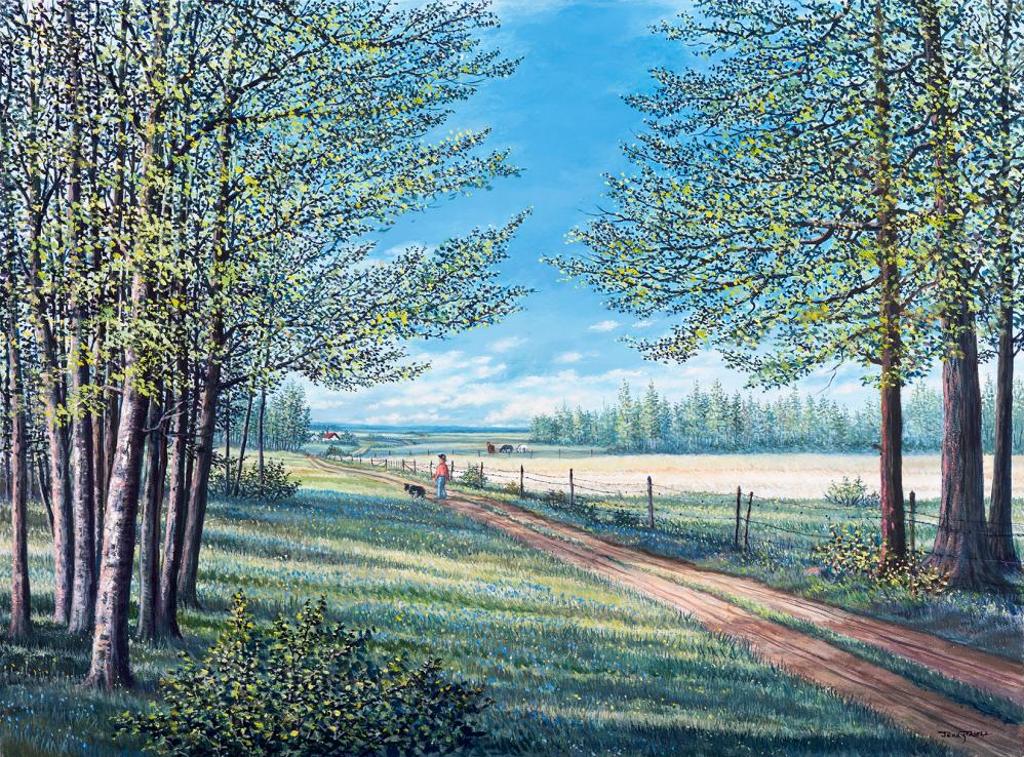 Jerry Doell (1938-2005) - Untitled - Spring Scene