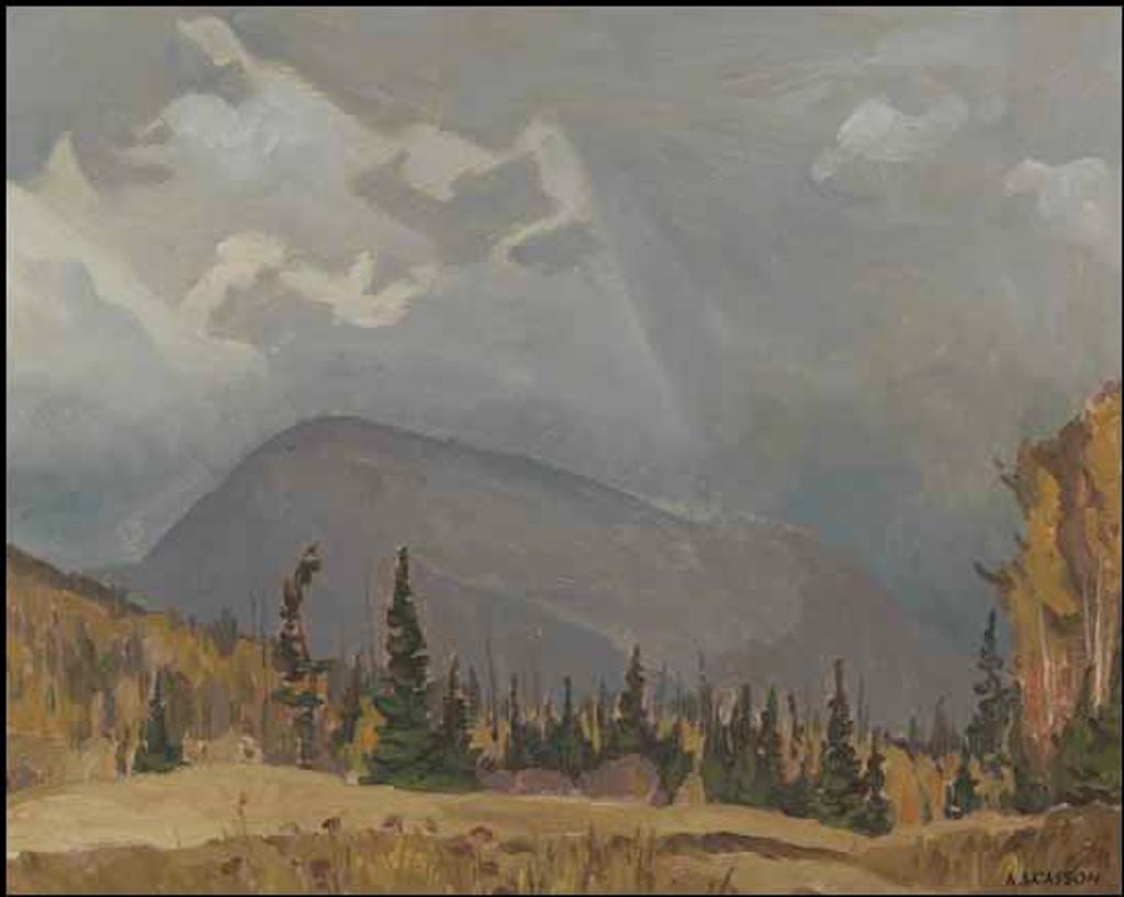 Alfred Joseph (A.J.) Casson (1898-1992) - Snowshowers Near Bancroft