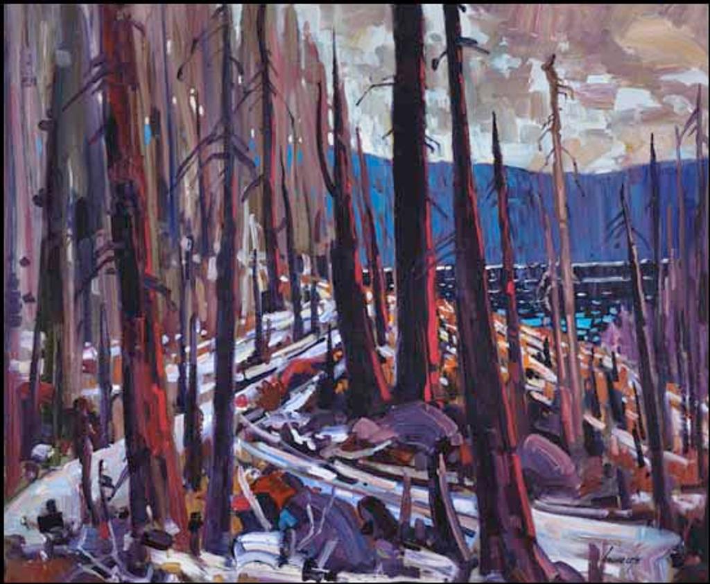 Bruno Cote (1940-2010) - Vieux brûlé, Saguenay