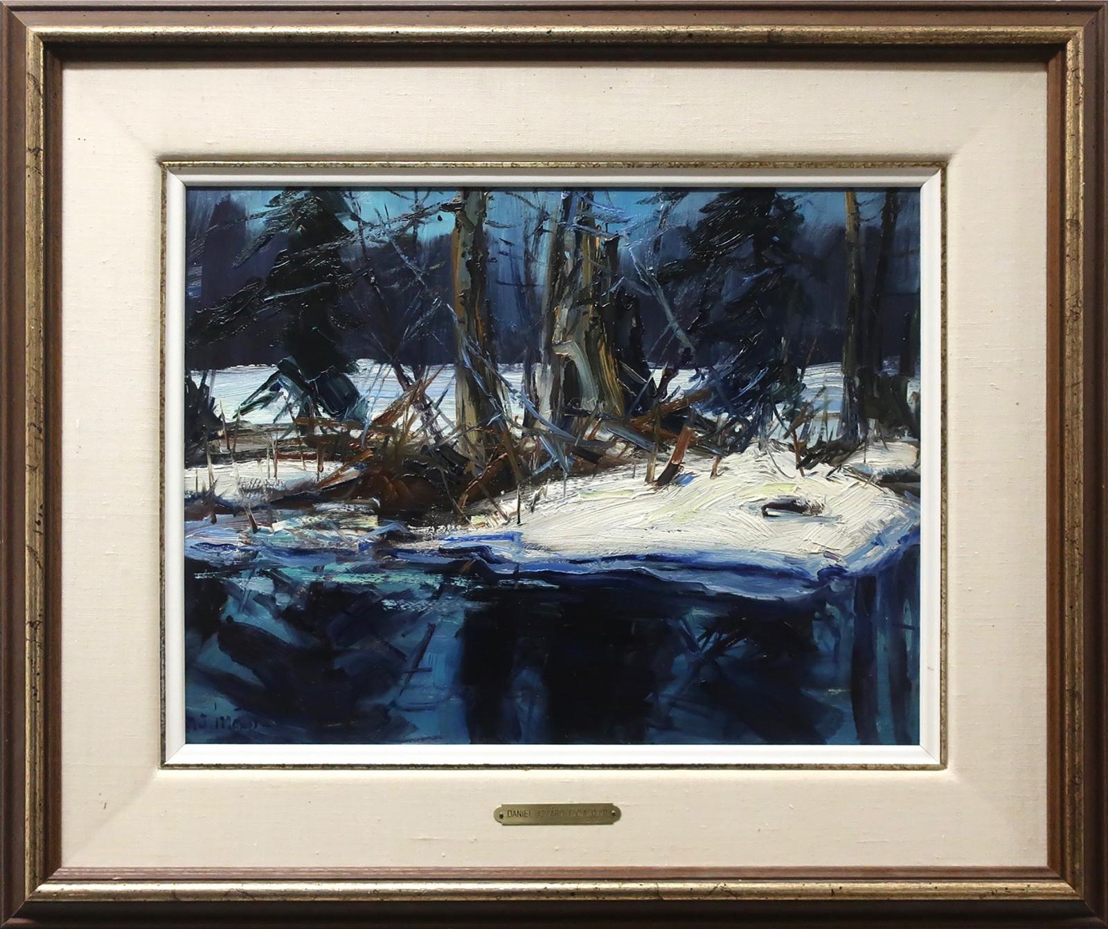 Daniel J. Izzard (1923-2007) - Flooded Creek, Alaska Hwy., B.C.