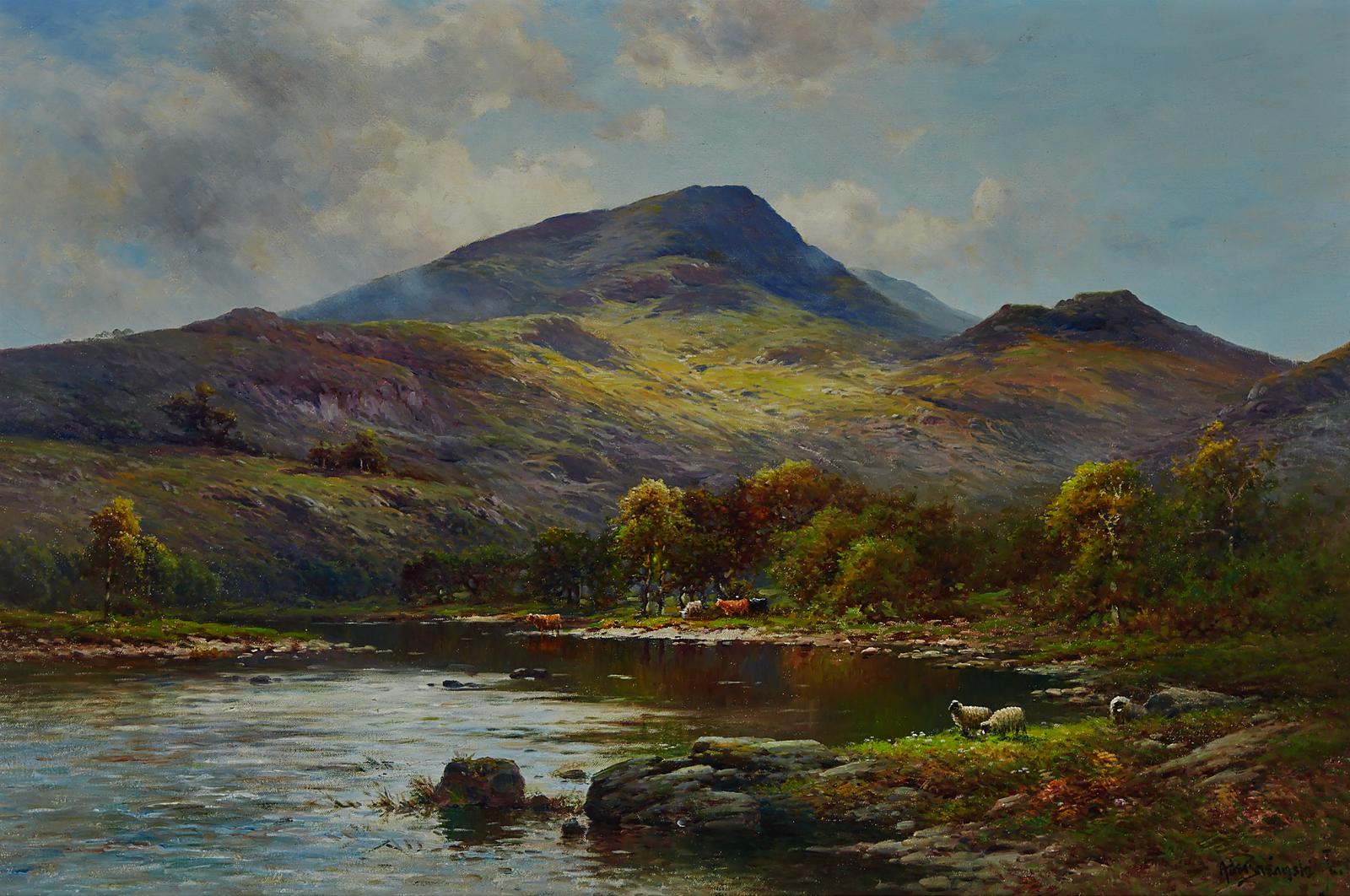 Alfred Fontville de Breanski Jnr (1877-1957) - Moel Hebog, N. Wales