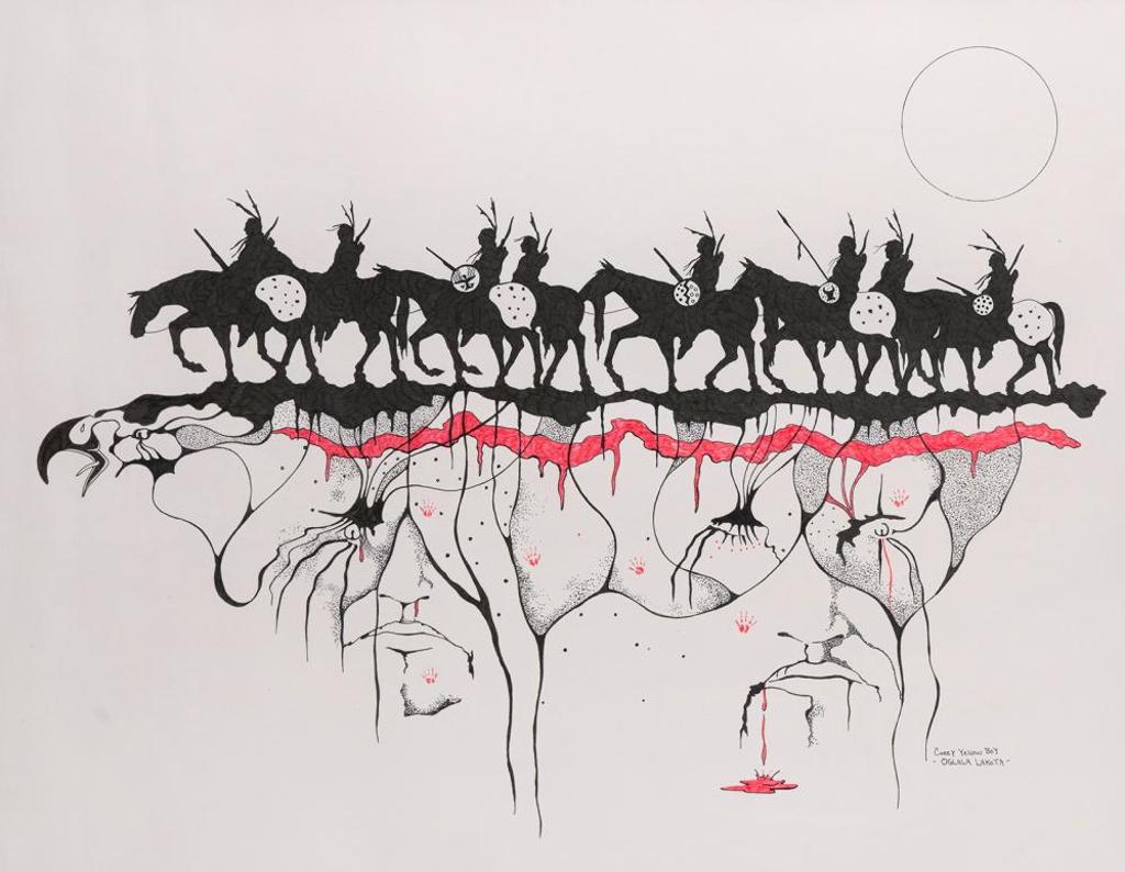 Corey Yellow Boy - Untitled - Procession