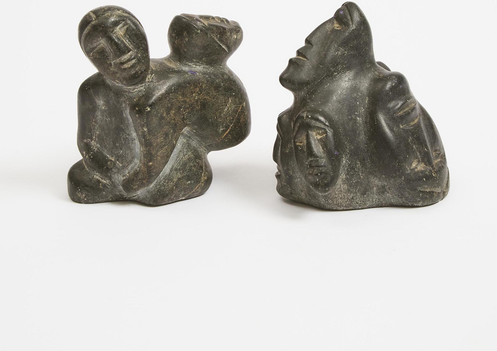 Joy Kiluvigyuak Hallauk (1940-2000) - Mother With Child, Many Faces