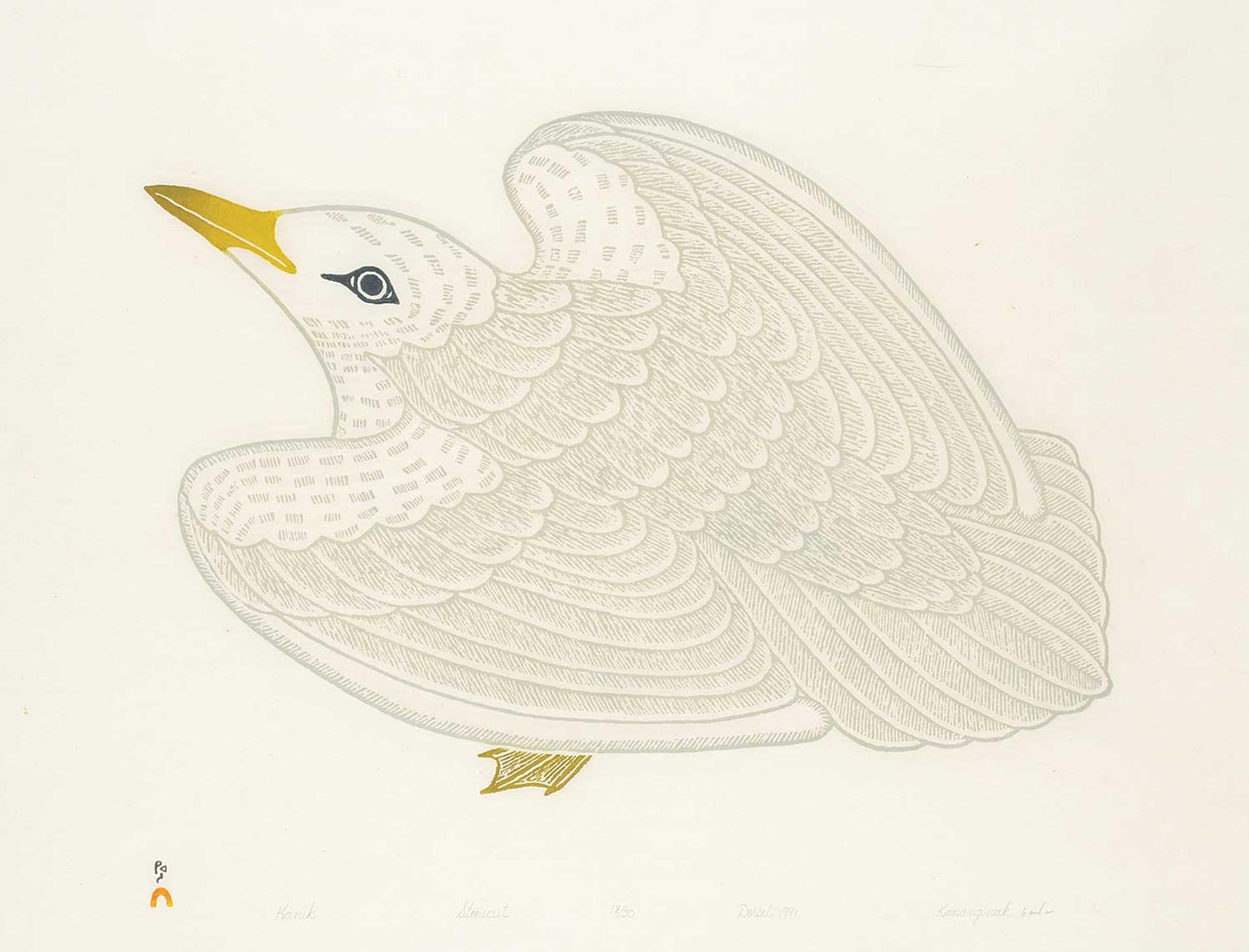 Kananginak Pootoogook (1935-2010) - Kanik #18/50