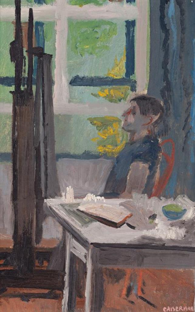 Ghitta Caiserman (1923-2005) - The Artist at Work