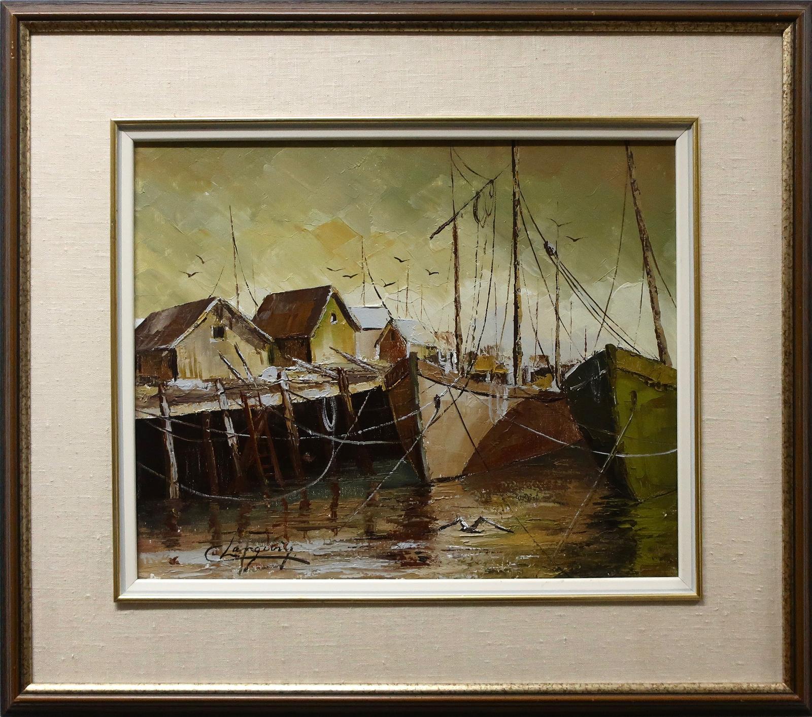 Claude Langevin (1942-2024) - Morning Stillness In The Harbour