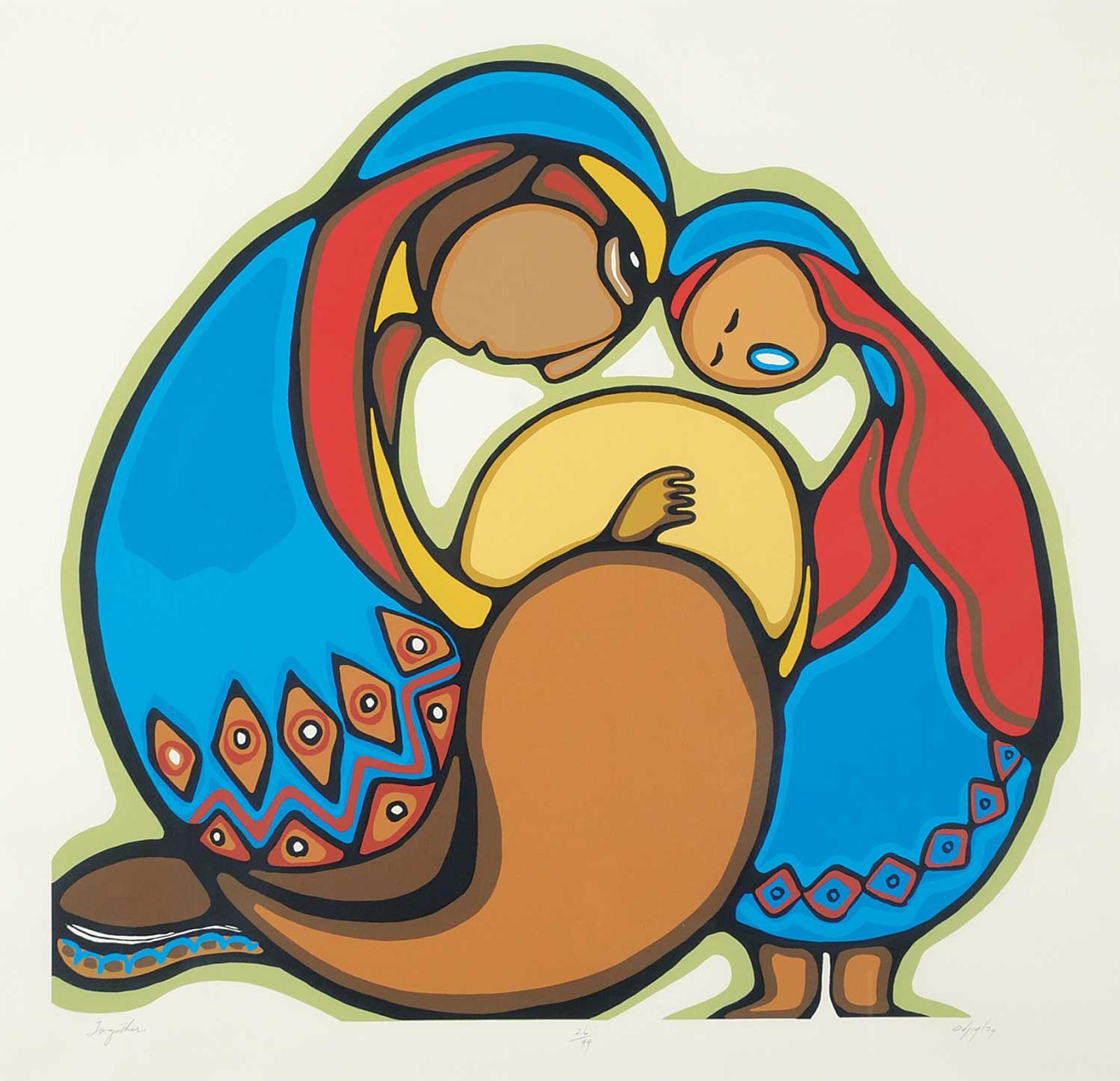 Daphne Odjig (1919-2016) - Together  #26/99