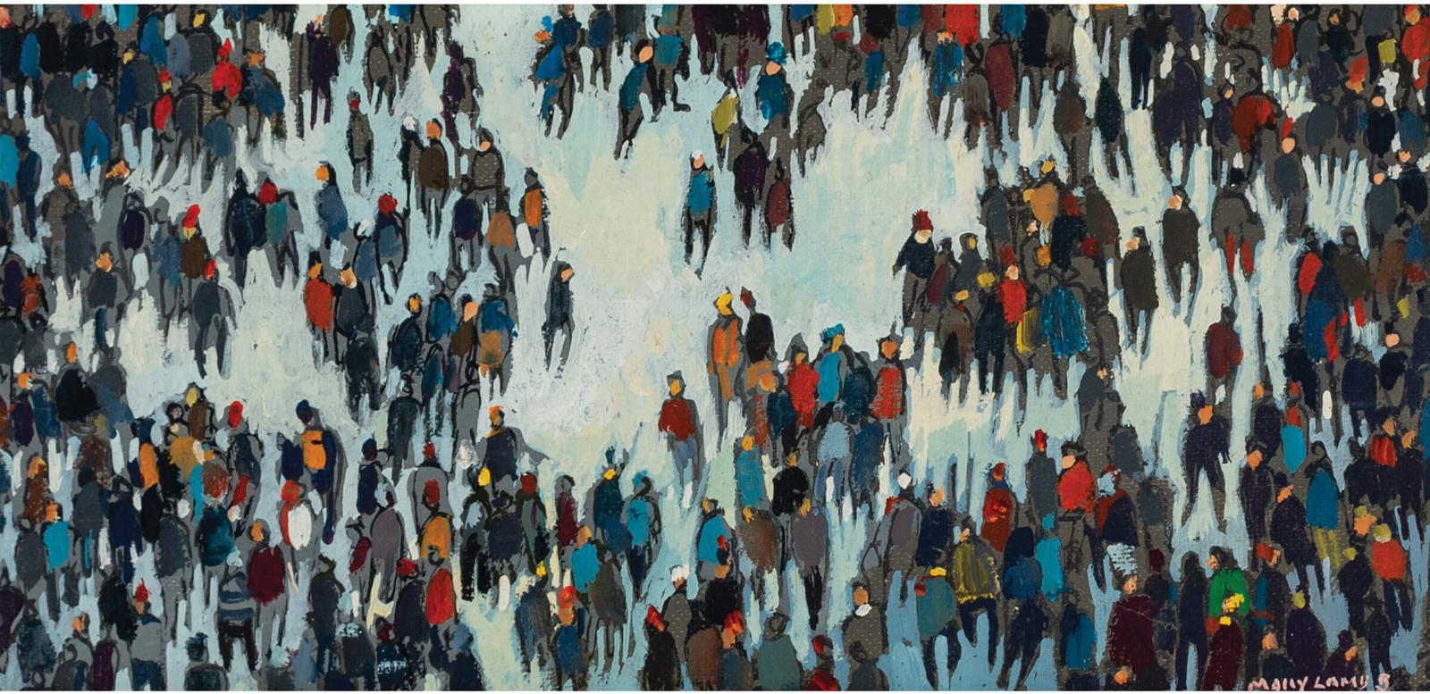 Molly Joan Lamb Bobak (1922-2014) - Event In Ottawa (2)