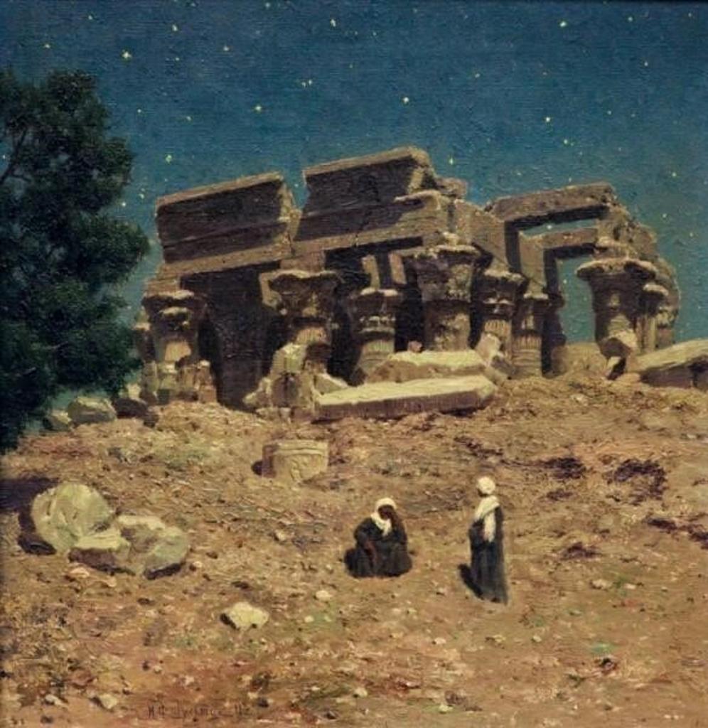 Ivan Fedorovitch Choultse (1877-1932) - On the Ruins of the Kom Ombo Temple (Egypt)