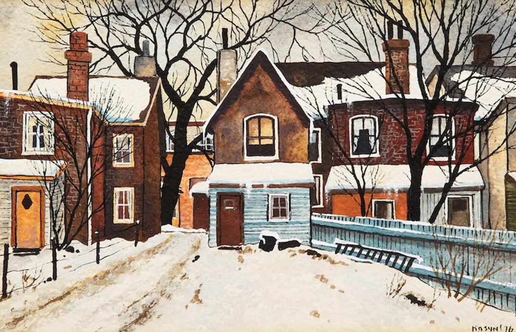 John Kasyn (1926-2008) - Lane to Lewis Street