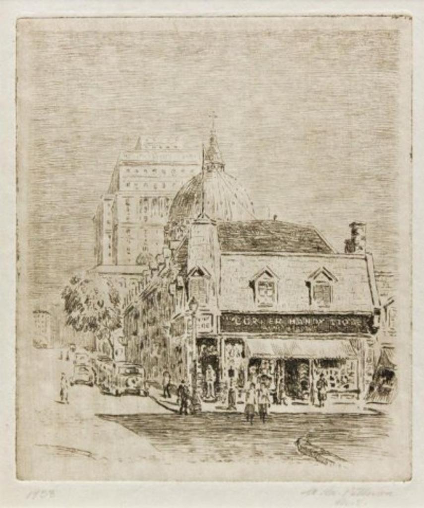Albert Mead Pattison (1887-1957) - The Corner Handy Store, Montreal