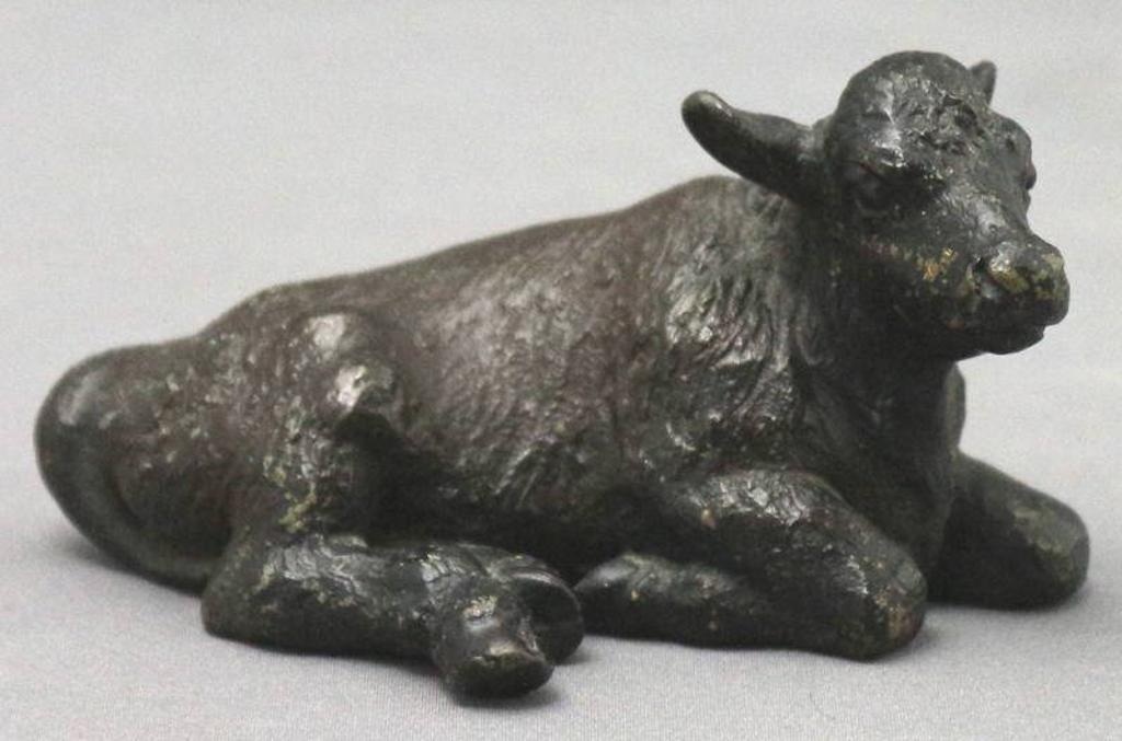 Joe Fafard (1942-2019) - Seated Calf; 1986