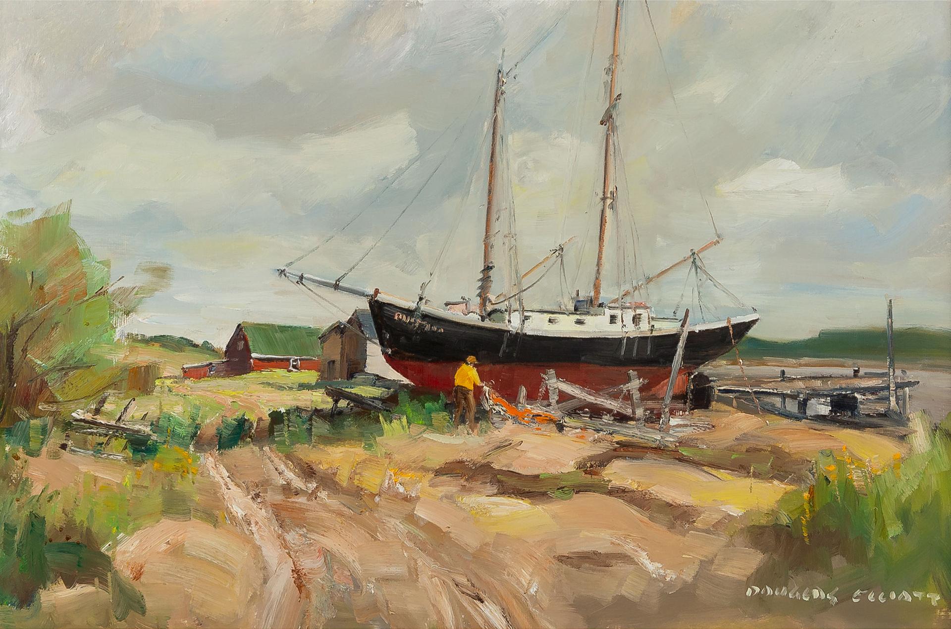 Douglas Ferfguson Elliott (1916-2012) - Black Beauty, Lunenburg, N.S