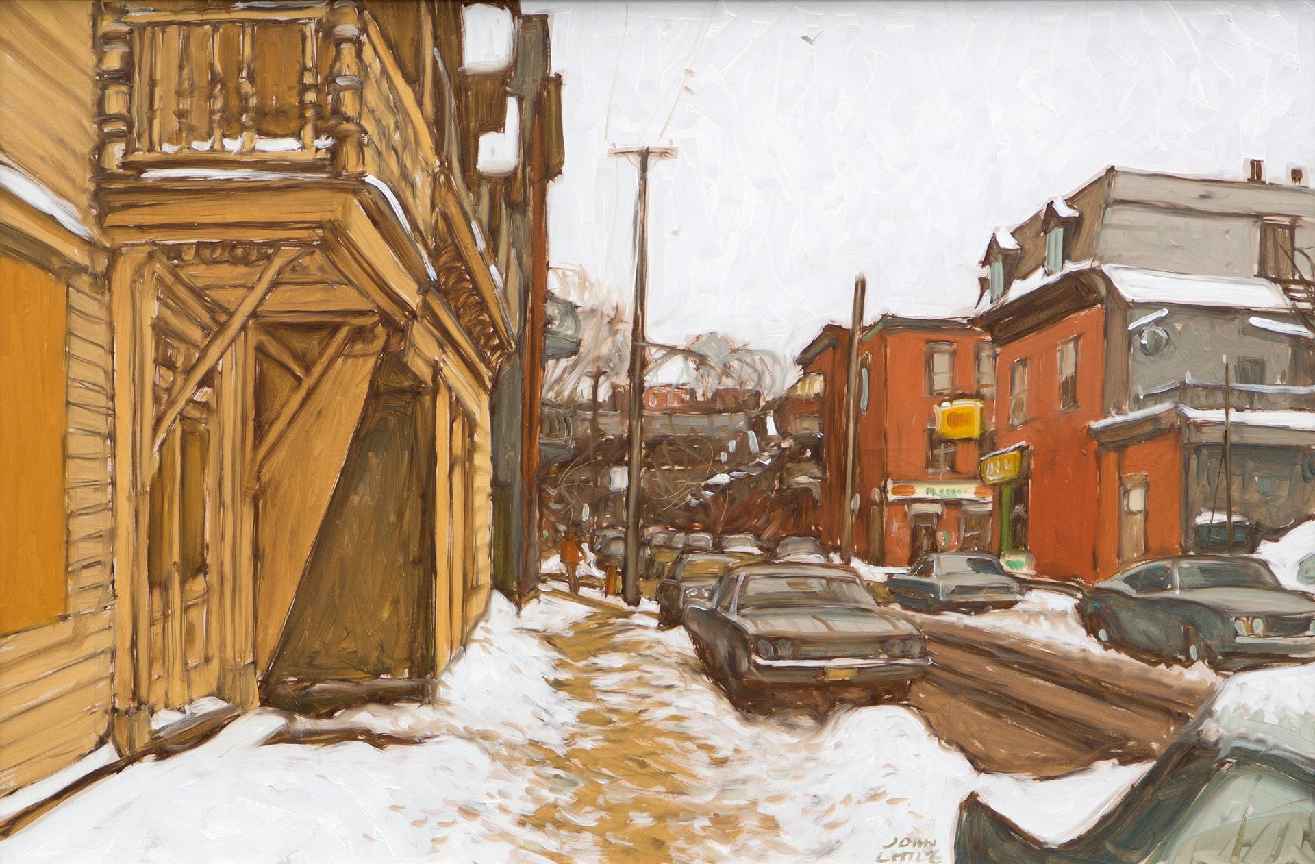 John Geoffrey Caruthers Little (1928-2024) - Rue Saint-Philippe, Montréal, 2004