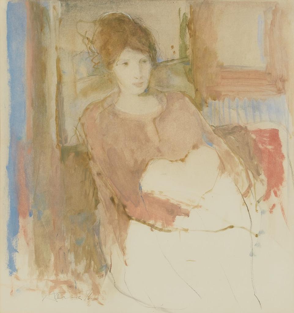 Peter (Alfred) Harris (1932-1993) - Seated Woman