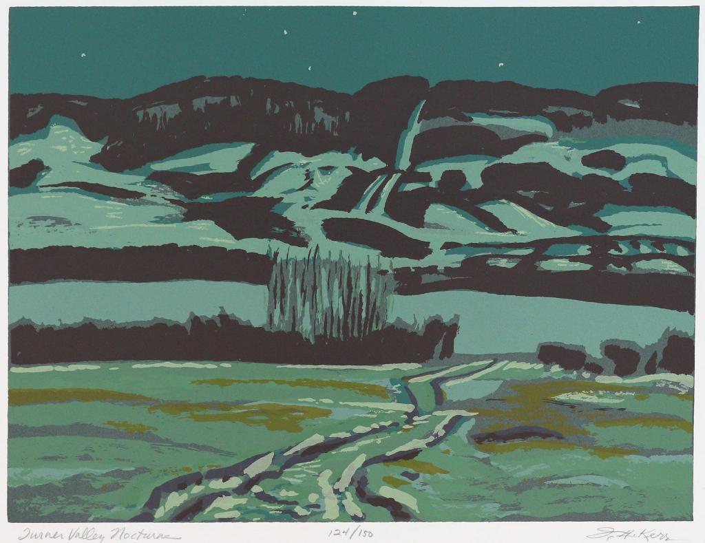 Illingworth Holey (Buck) Kerr (1905-1989) - Turner Valley Nocture