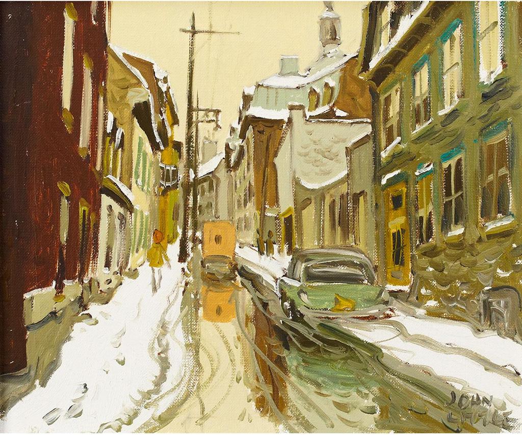 John Geoffrey Caruthers Little (1928-2024) - Rue Laval, Quartier Latin, Quebec, 1968
