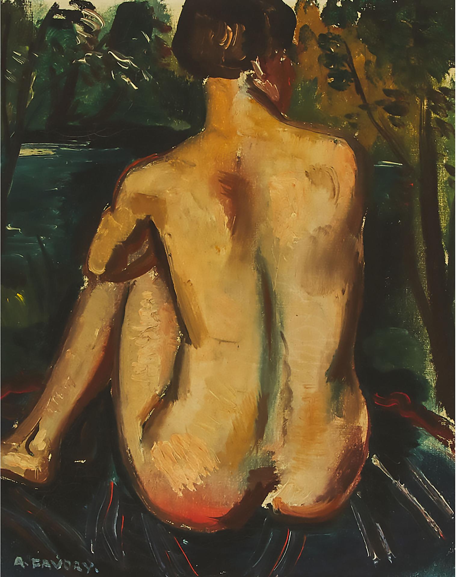 André Favory - Bather, Pondside
