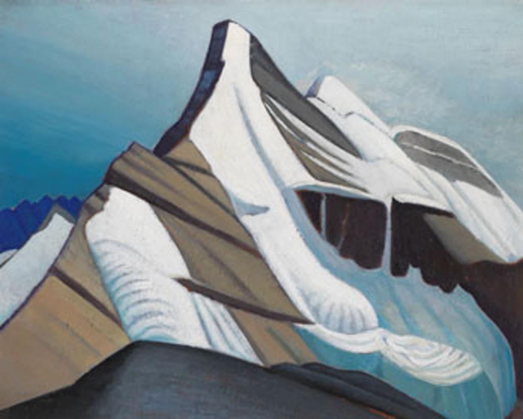 Lawren Stewart Harris (1885-1970) - Lynx Mountain, Mt. Robson District, BC / Mountain Sketch XLI