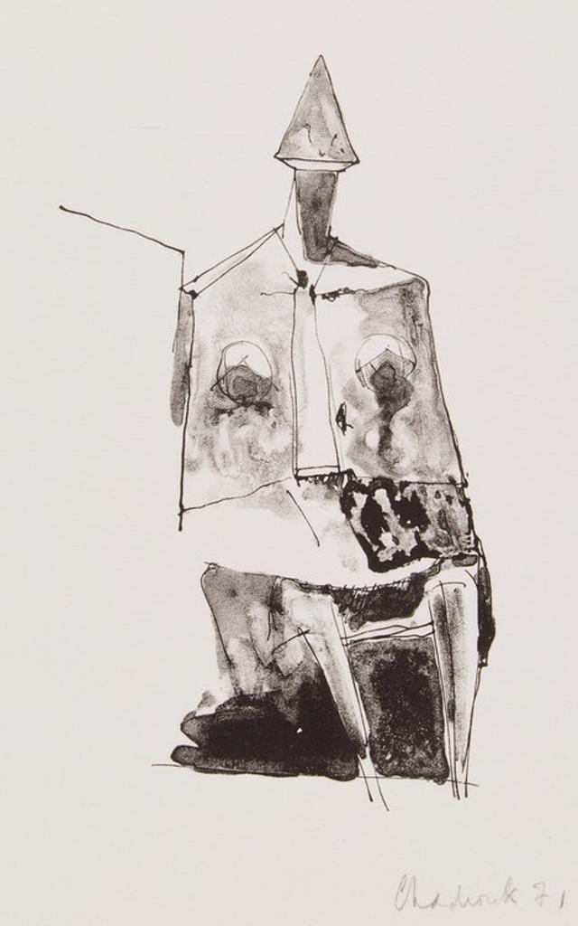 Lynn Russell Chadwick (1914-2003) - Seated Figure